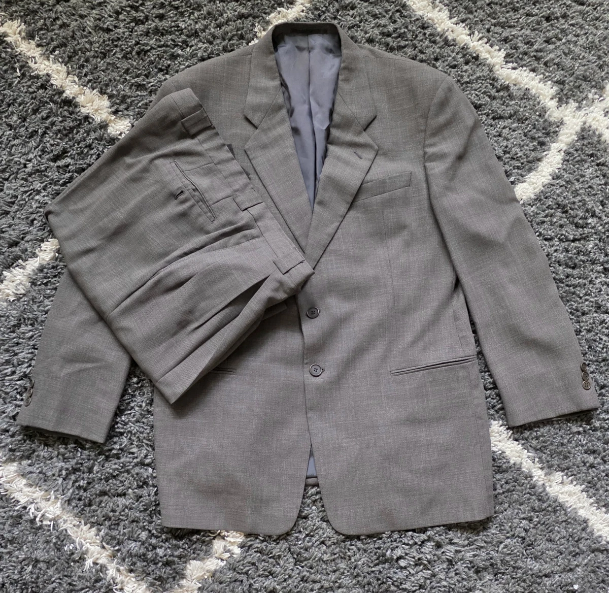 00s GIORGIO ARMANI コットン グレー スーツ 44 イタリア製 25+ Giorgio Armani Regular 44 Size Suits & Blazers for Men for