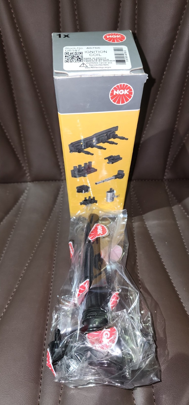 NGK 48755 Ignition Coil 2011-2023 DODGE JEEP WRANGLER 3.6L V6 3.2 VW Routan NEW