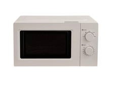 George Home GHMON0171BY4W Freestanding Manual Microwave Oven 17L 700W Cream