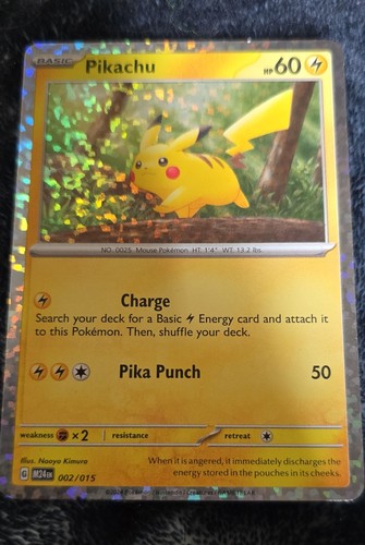 Pikachu 002/015 McDonald's 2024 Holo
