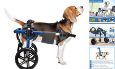 Dog Wheelchair for Back Legs with Upgraded All-Terrain Tires Durable Small