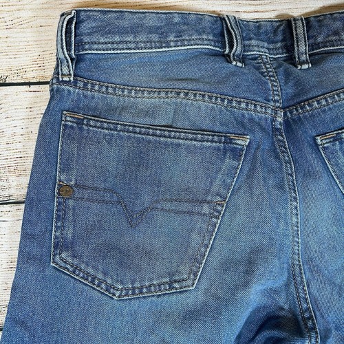 Diesel Waykee Jeans Men's W30 L30 Blue Denim Classic Straight Fit - Picture 16 of 21