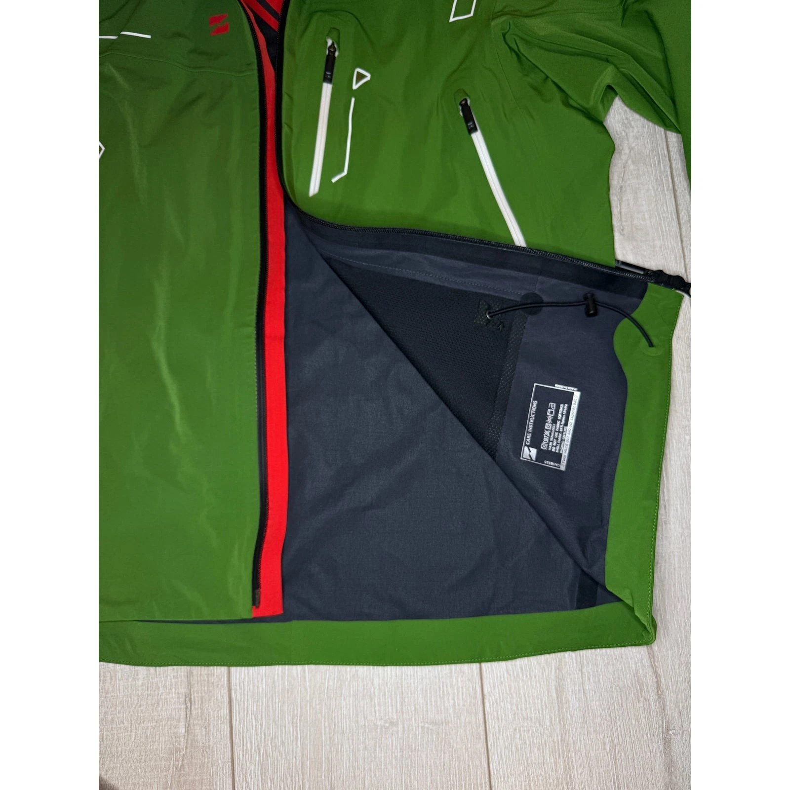 NWOT Mountain Force Mens Ski Shell Jacket Green Waterproof Hooded EU50 US Medium - product detail image 5
