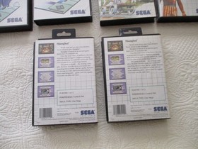 14 SEGA MASTER SYSTEM Games - Complete w/Manuals + Sega Posters - Tested