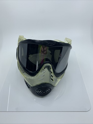 #ad JT Proteus Paintball Mask Clear White Frame Black Visor Pre Owned $125.00
