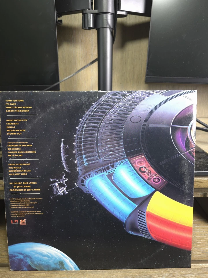 Electric Light Orchestra Out Of The Blue Vinyl LP Jet Records W/ Poster - Image 3 of 4