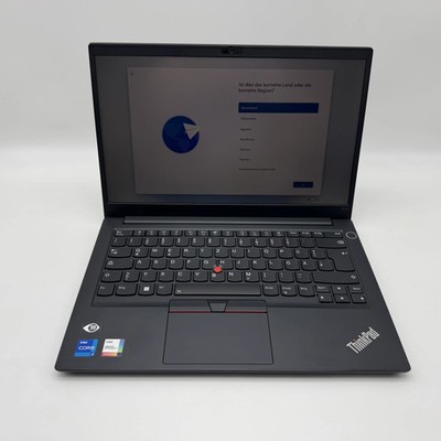 Lenovo ThinkPad E14 G4 14''  1,7GHz Intel Core i7-1255U 16GB 512GB  Schwarz