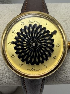 Saint-Jean Ladies Watch Swiss Made New Battery Kaleidoscope 30MM 7.25\