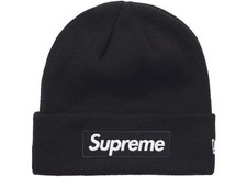 Supreme New Era Box Logo Beanie (FW21) Black