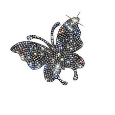 Crystal Car Stickers, Bling Bling Auto Car Emblem Decal Decoration Butterfly