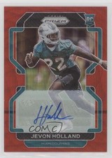2021 Panini Prizm Rookie Red Wave Prizm Auto 74/149 Jevon Holland #392 Auto 0c3