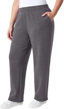 Mondetta Women's Pull-On Fleece Pants, Purple, Size: Medium