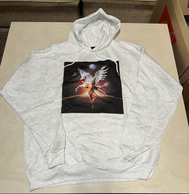 1400 Trippy Redd Pegasus Light Grey Hoodie size Large