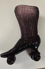 Degenhart Glass Roller Skate Purple High Boot Heritage Collection Figurine. #24