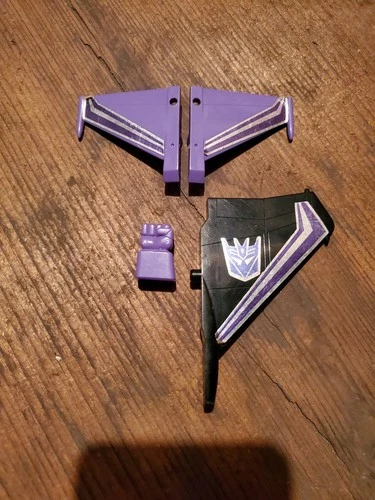 Vintage 1980s G1 Transformers Skywarp Accessories/Parts Lot Original