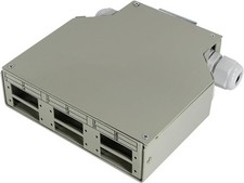 Logilink Scatola di Giunzione per Guida DIN per Connettori in Fibra Ottica LC o 