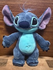 Authentic    Disney Store Lilo  Stitch Blue 10  Stuffed Animal Toy Alien Plush