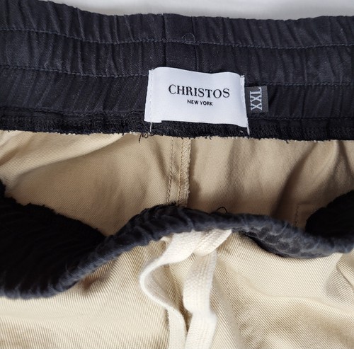 Christos New York Hose Herren 2XL hellbraun Chino Kordelzug Preppy City weich Boy beige - Bild 6 von 10