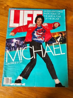 Vintage September 1984 Life Magazine Exclusive 12 Page Michael Jackson On Stage