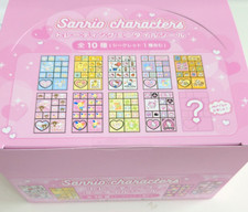 Sanrio Characters Trading Mini Tile Sticker Blind Box 10 Packs Box Japan New