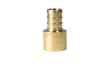 25 Pack XFITTING 1/2'' Pex-B x 1/2'' Female Sweat Adapter, Lead Free Brass