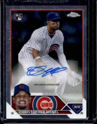 2023 Topps Chrome Christopher Morel #AC-CMO Rookie Autograph