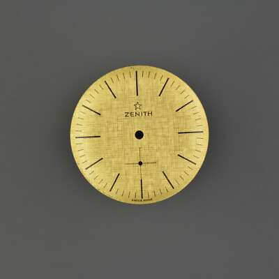 ZENITH Swiss Vintage Dial Zifferblatt 30,4mm Small Second LINEN TOP Leinen