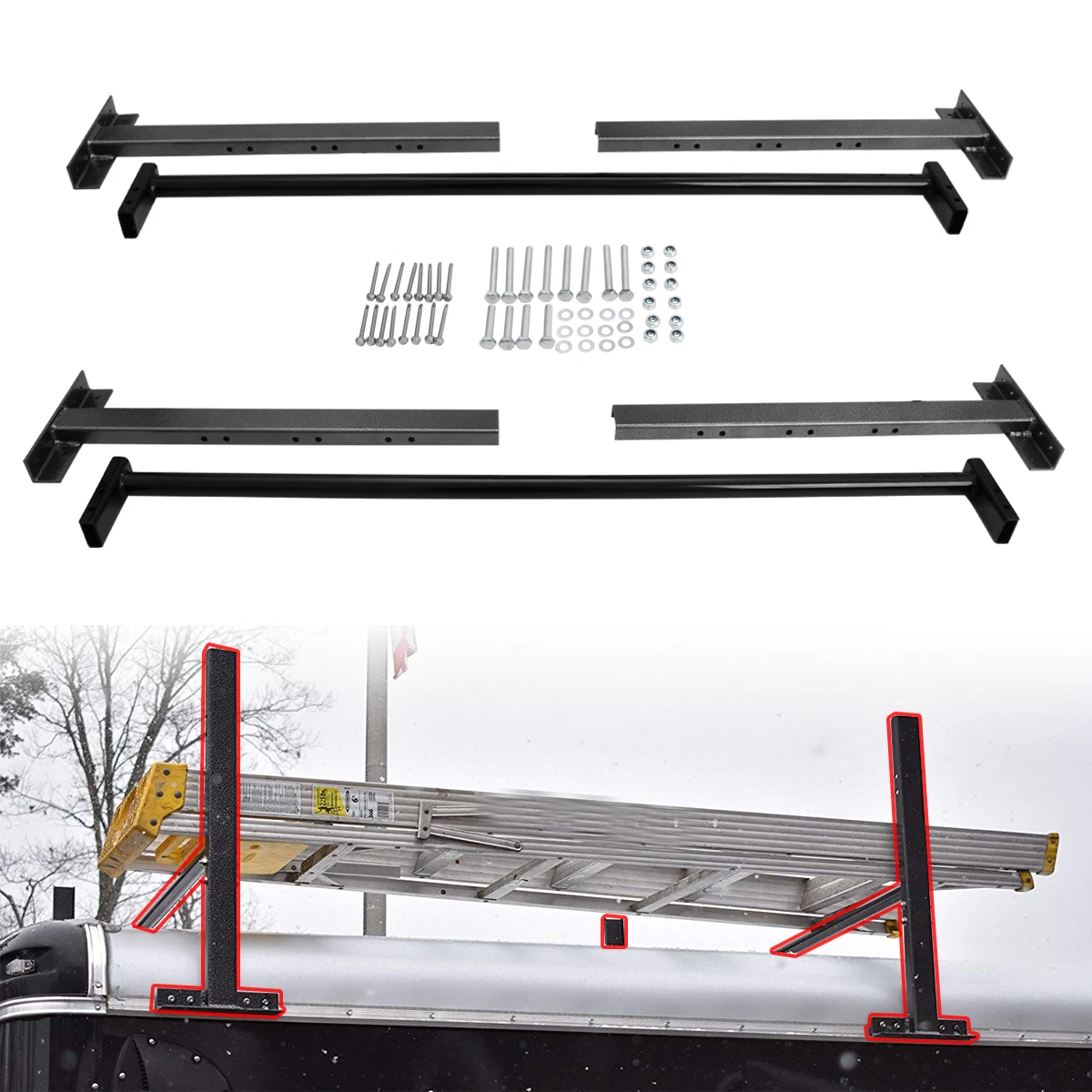 SAN HIMA Tow Bar Ladder Rack For Holden HSV Ute Holden, 56 OFF