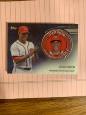 2020 TOPPS BASEBALL JUAN SOTO COMMEMORATIVE COIN ((((READ)))))))))))))))
