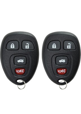 2 New Replacement Keyless Entry Remote Key Fob Clicker Transmitter for 15252034