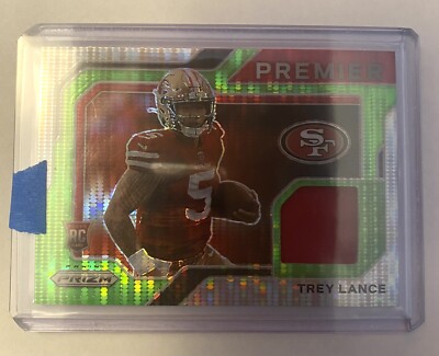 TREY LANCE 2021 RC Neon Green Pulsar Premier Patch