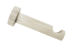 Gardinia Country Wandträger Holz Ø25mm Gardinenstange 1-läufig offen Wandhalter