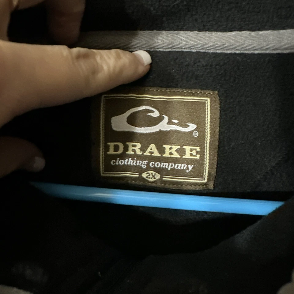 DRAKE WATERFOWL FLEECE VEST Black Size 2X - Image 2 of 4