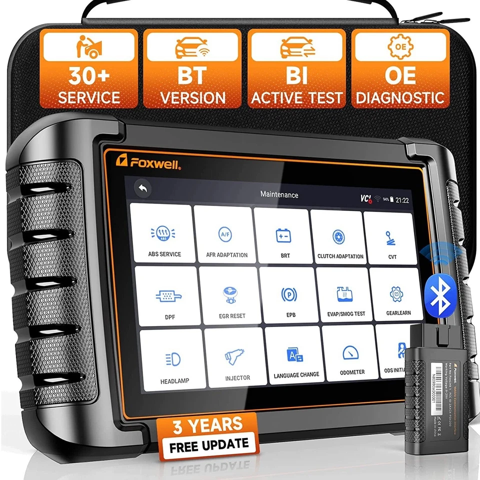 FOXWELL NT809BT OBD2 BiDirectional Scan Tool CAN-FD/DOIP All System Diagnostics