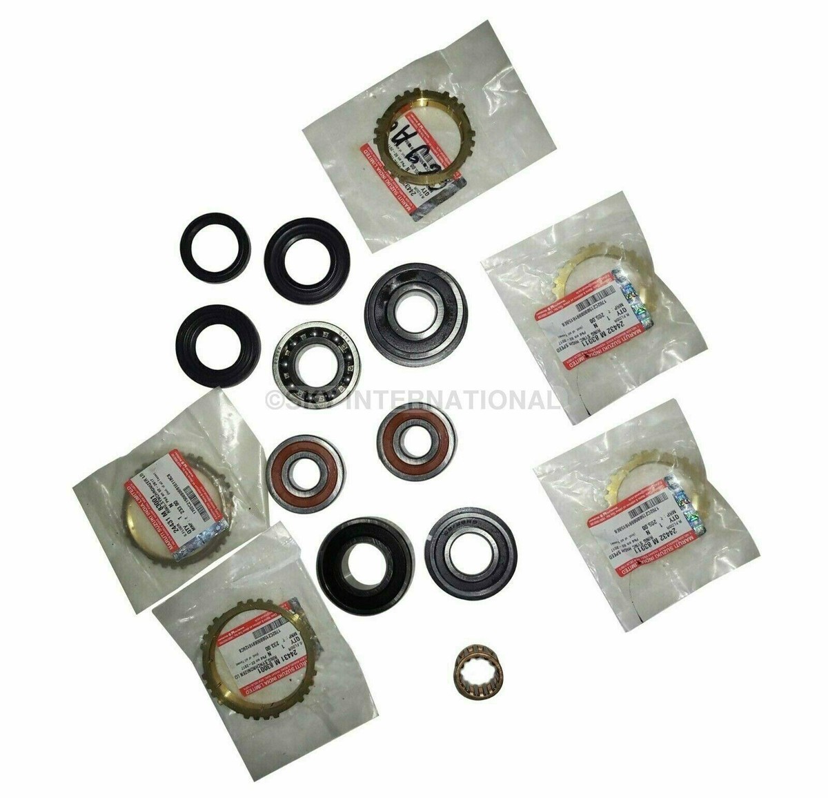 5 Speed Manual Transmission Rebuild Kit +Synchrorings For Suzuki
