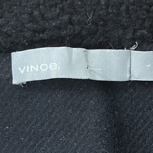 Vince Genuine Lamb Shearling Trimmed Wool Blend Jacket in Black- Small Women’s - Picture 6 of 12