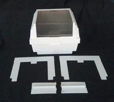 Vintage Memorex Floppy Disk Storage Box Case Holder 3.5" and/or 5.25" Dividers 2