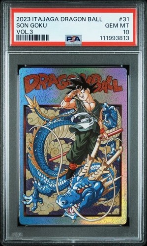 PSA10 DRAGON BALL ITAJAGA SON GOKU VOL.3 3-31 CR #31 Card Bandai 2023 - Picture 2 of 3