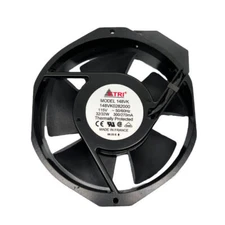 Axial Flow Cooling Fan 115VDC 172*150*38mm For ETRI 148VK0282000 Aluminum Frame