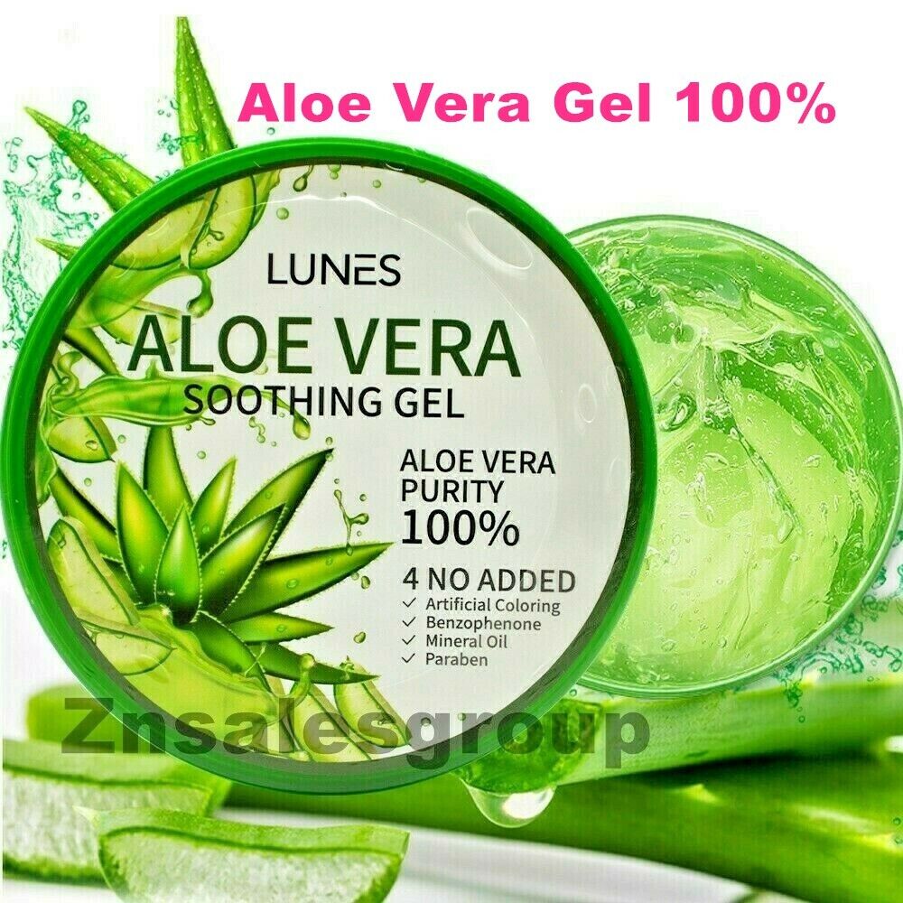 Aloe Vera Soothing Gel 100% Pure Moisturizer 300 ml /10.58 oz (Made In Korea)