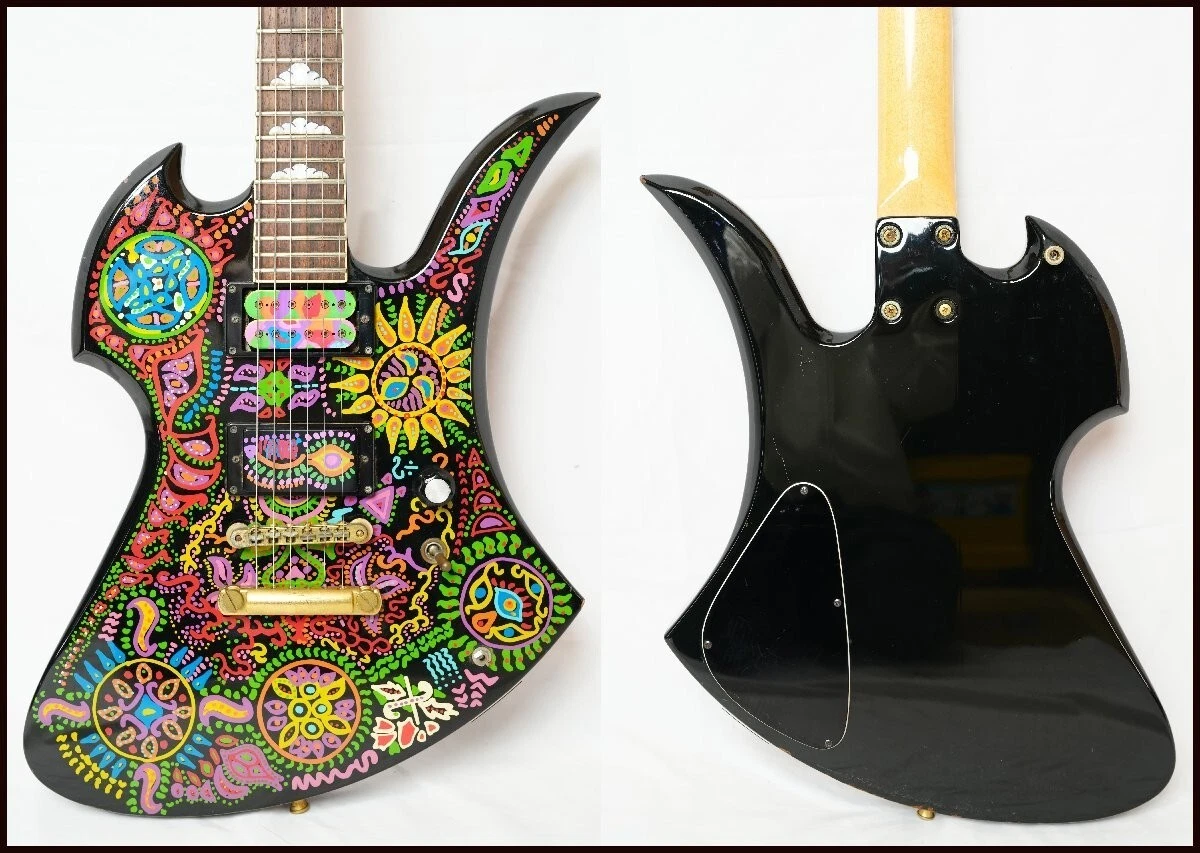 Used Fernandes / Burny MG-120X Psychedelic Paint Mockingbird HIDE
