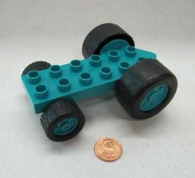 Lego Duplo Blue Vehicle Chassis Base Construction Bob The Builder Backhoe