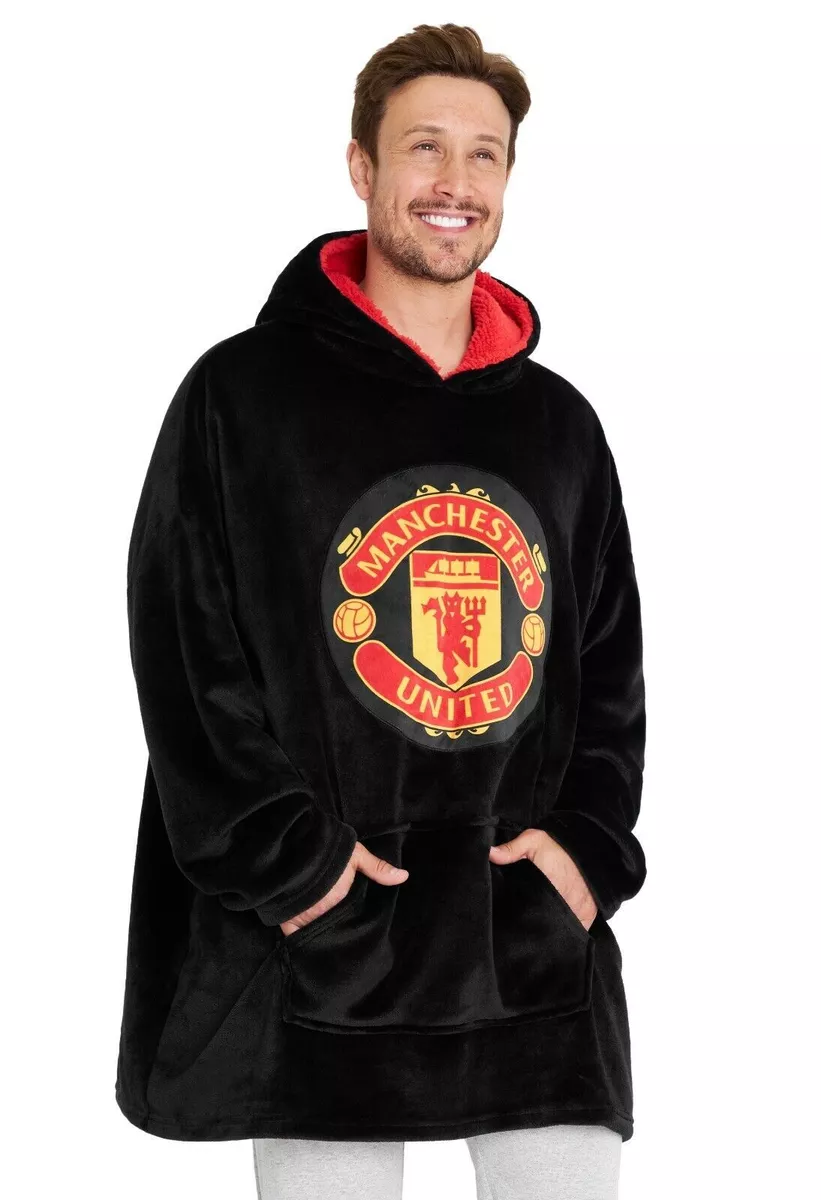 ManchesterUnited F.C. Oversized Hoodie Blanket For Men, Man U