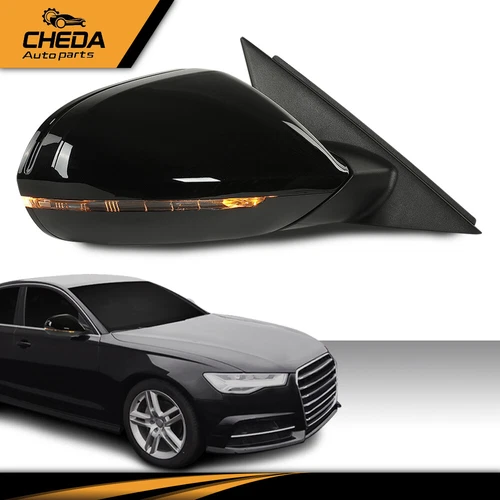Side Mirror Fit For 2012-2018 Audi A6 Memory Signal Power Folding Passenger RH