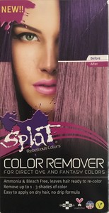 Splat Hair Dye Color Remover For Direct Dyes 1 Application