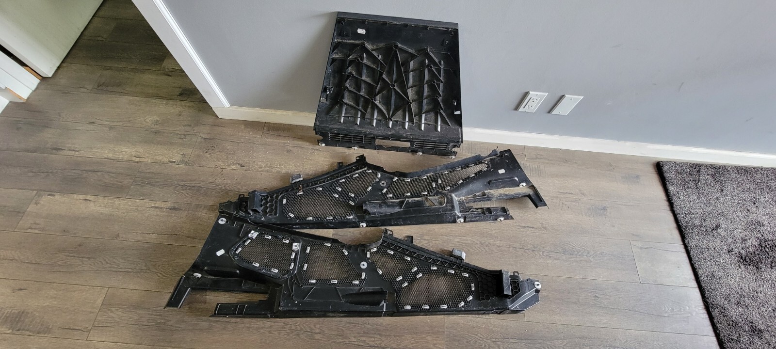 LAMBORGHINI HURACAN REAR ENGINE BAY COVERS OEM 4T0864211 4T0863082 4T08630821