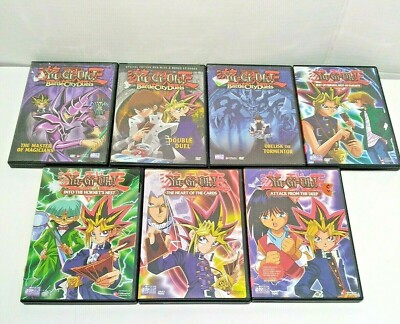 MIXED LOT OF 7  YU-GI-OH ANIME DVD'S ANIMATION 