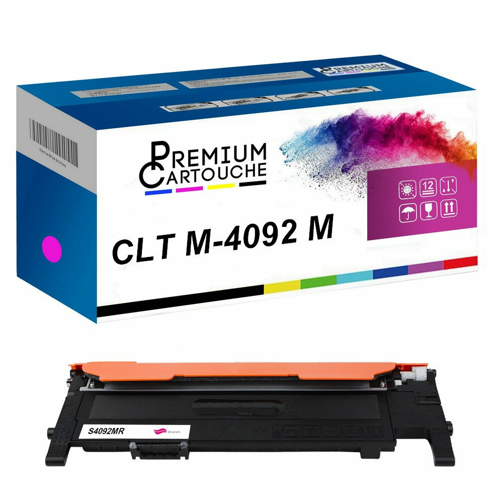 Toner CLT-4092S magenta compatible Samsung pour imprimante laser CLP-315 et CLX-3175