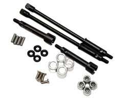 NHX RC 4mm Widen Steel Drive Stub Axles CVD Joint Drive Shaft : Axial SCX24