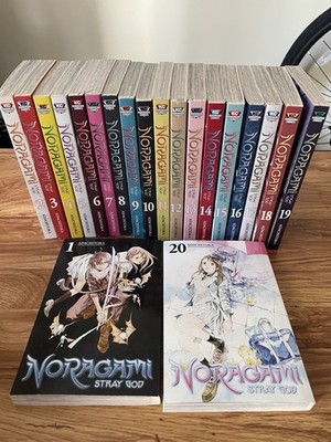 Noragami Stray God by Adachitoka Vol. 1-20 English Manga Book Set Kodansha